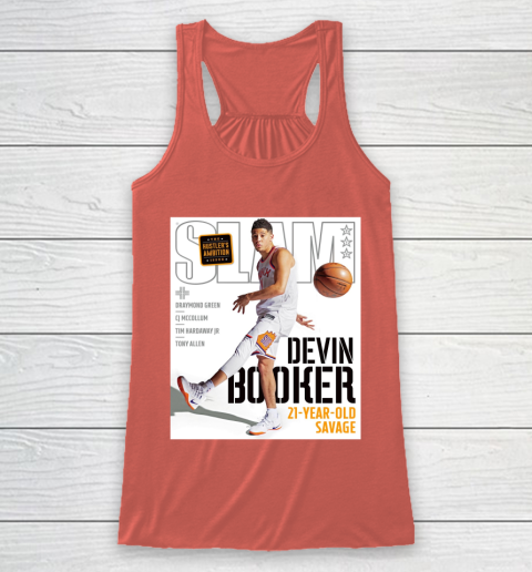 Devin Booker Slam Magazine Cover Phoenix Suns Racerback Tank 2