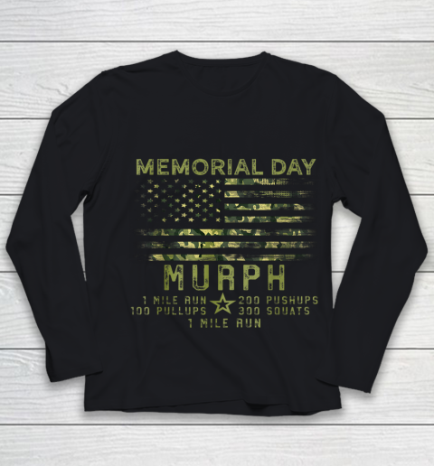 Murph Challenge Memorial Day WOD Workout Gear 2021 Youth Long Sleeve
