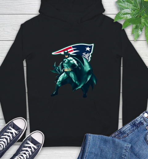 NFL Batman Football Sports New England Patriots Hoodie 2