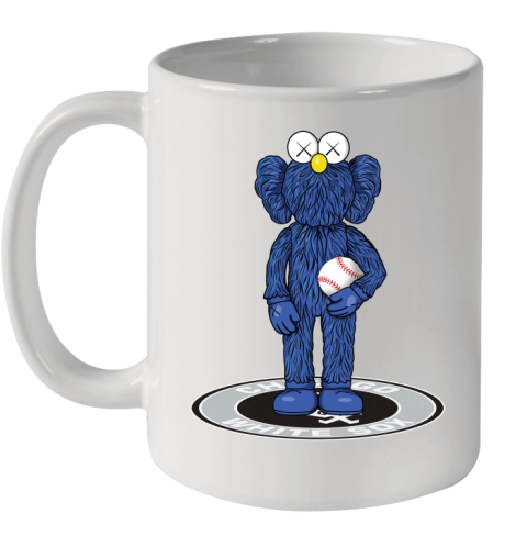 MLB Baseball Chicago White Sox Kaws Bff Blue Figure Shirt Ceramic Mug 11oz