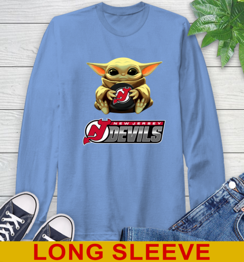 NHL Hockey New Jersey Devils Star Wars Baby Yoda Shirt 68