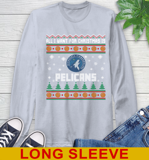 NBA Basketball All I Want For Christmas Is New Orleans Pelicans 60