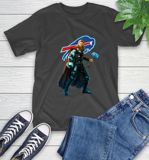 NFL Thor Avengers Endgame Football Buffalo Bills T-Shirt 2