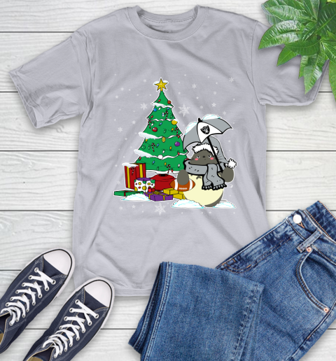 Oakland Raiders NFL Football Cute Tonari No Totoro Christmas Sports T-Shirt 6