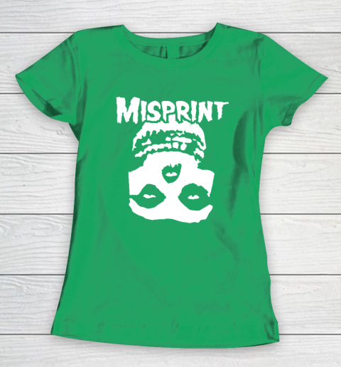 Misprint Skull Funny Misfit Women's T-Shirt - Image 5