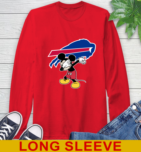 Buffalo Bills NFL Football Dabbing Mickey Disney Sports Long Sleeve T-Shirt 10