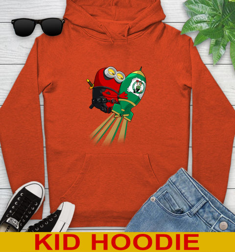 NBA Basketball Boston Celtics Deadpool Minion Marvel Shirt Youth Hoodie 5 NBA Basketball Boston Celtics Deadpool Minion Marvel Shirt Youth Hoodie - Image 5
