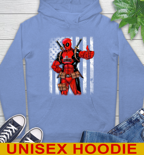 NBA Basketball LA Clippers Deadpool American Flag Shirt Hoodie 11