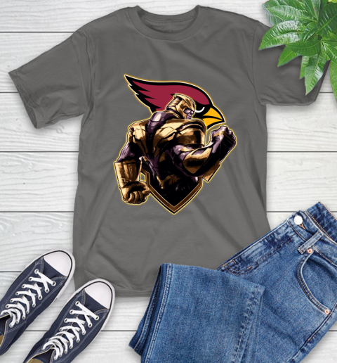 NFL Thanos Avengers Endgame Football Sports Arizona Cardinals T-Shirt 9