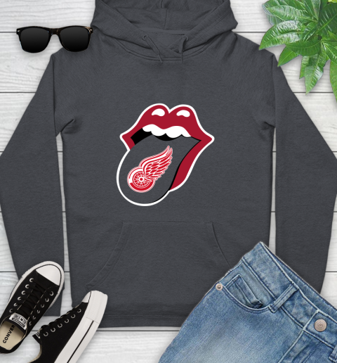 Detroit Red Wings NHL Hockey Lips I Root For My Team Adoring Fan 144