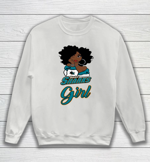 San Jose Sharks Girl NHL Sweatshirt 5