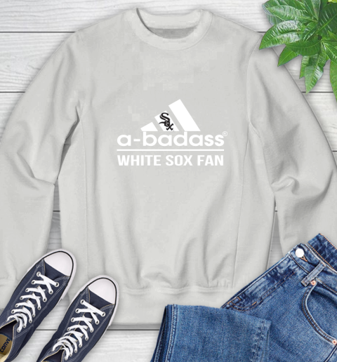 MLB A Badass Chicago White Sox Fan Adidas Baseball Sports Sweatshirt 5