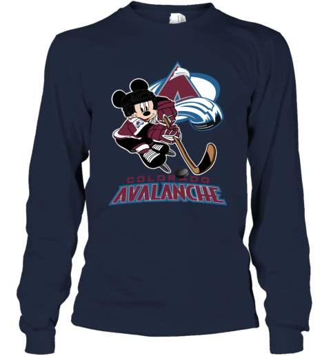 NHL Colorado Avalanche Stanley Cup Mickey Mouse Disney Hockey T Shirt