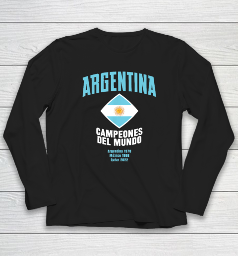 Argentina World Cup Champions 2022  Campeones Del Mundo Long Sleeve T-Shirt