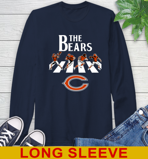 NFL Football Chicago Bears The Beatles Rock Band Shirt Long Sleeve T-Shirt 3