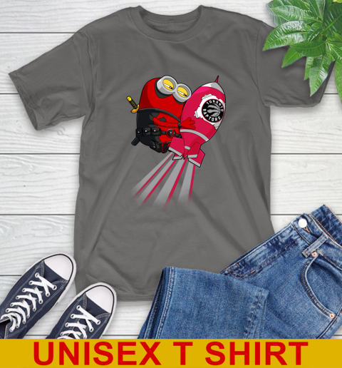 NBA Basketball Toronto Raptors Deadpool Minion Marvel Shirt T-Shirt 10