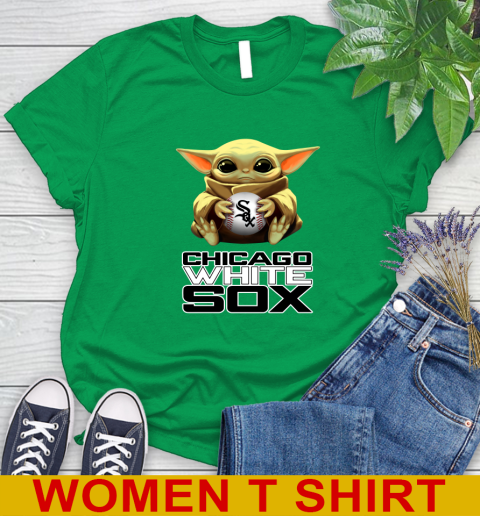 MLB Baseball Chicago White Sox Star Wars Baby Yoda Shirt 94