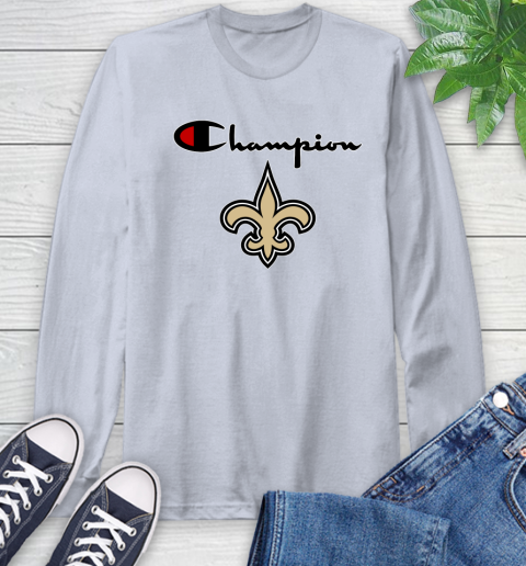 NFL Football New Orleans Saints Champion Shirt Long Sleeve T-Shirt 4