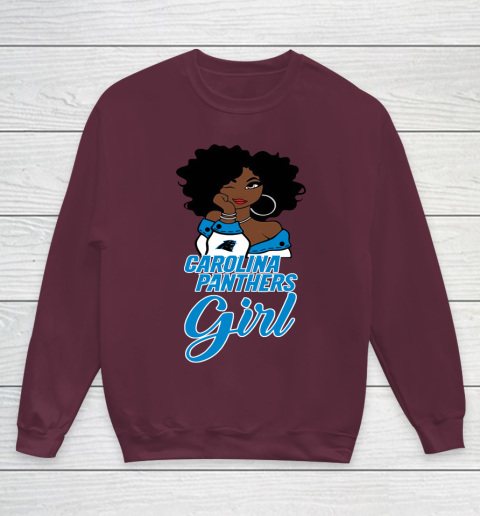 Carolina Panthers Girl NFL Youth Sweatshirt 5