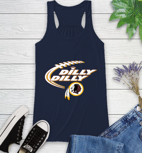 NFL Washington Redskins Dilly Dilly Football Sports Racerback Tank 12