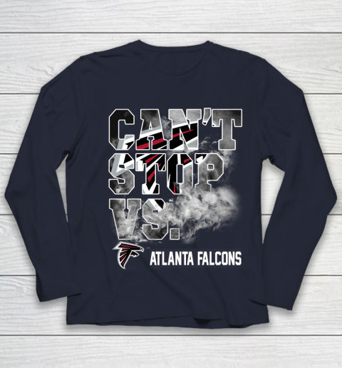 NFL Atlanta Falcons Can't Stop Vs Youth Long Sleeve 2