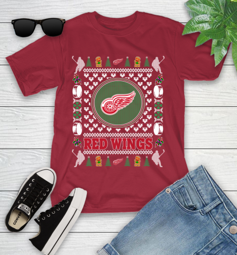 Detroit Red Wings Merry Christmas NHL Hockey Loyal Fan Ugly Shirt 113