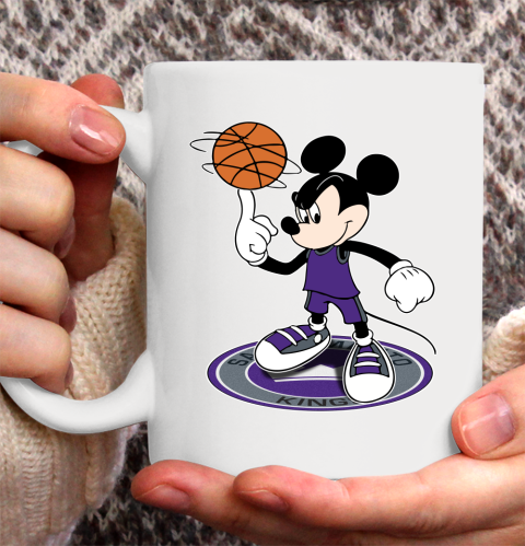 NBA Basketball Sacramento Kings Cheerful Mickey Disney Shirt Ceramic Mug 15oz 2
