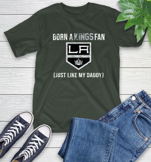NHL Los Angeles Kings Hockey Loyal Fan Just Like My Daddy Shirt T-Shirt 6