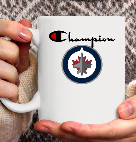 NHL Hockey Winnipeg Jets Champion Shirt Ceramic Mug 15oz