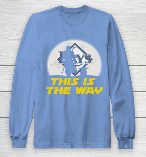 Tampa Bay Rays MLB Baseball Star Wars Yoda And Mandalorian This Is The Way Long Sleeve T-Shirt 8