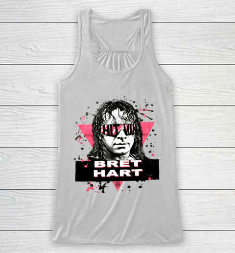 Hit man Bret Hart Hit Man WWE for fans and lovers Racerback Tank