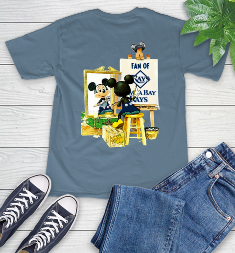 MLB Baseball Tampa Bay Rays Mickey Drawing Shirt 9