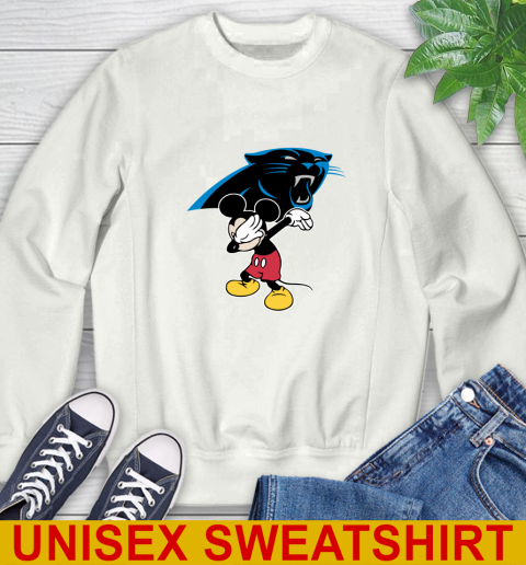 Carolina Panthers NFL Football Dabbing Mickey Disney Sports Sweatshirt