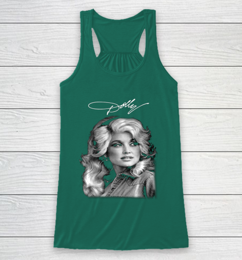 Dolly Parton Classic Vintage Signature Racerback Tank 5