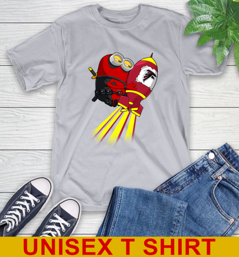 NFL Football Atlanta Falcons Deadpool Minion Marvel Shirt T-Shirt 6 NFL Football Atlanta Falcons Deadpool Minion Marvel Shirt T-Shirt - Image 6