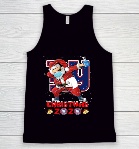 New York Giants Funny Santa Claus Dabbing Christmas 2020 NFL Tank Top