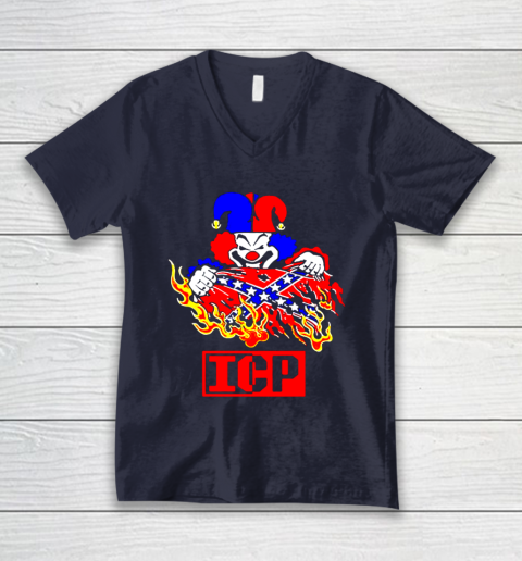 Fuck your rebel flag V-Neck T-Shirt 2