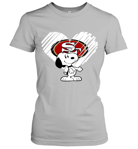 9dyv a happy christmas with san francisco 49ers snoopy ladies t shirt 20 front sport grey