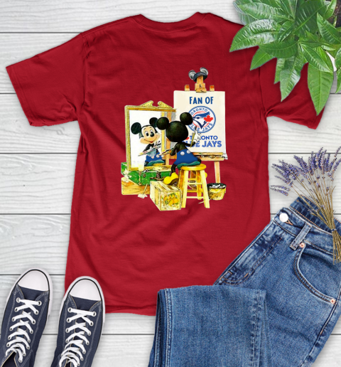 MLB Baseball Toronto Blue Jays Mickey Drawing Shirt 92