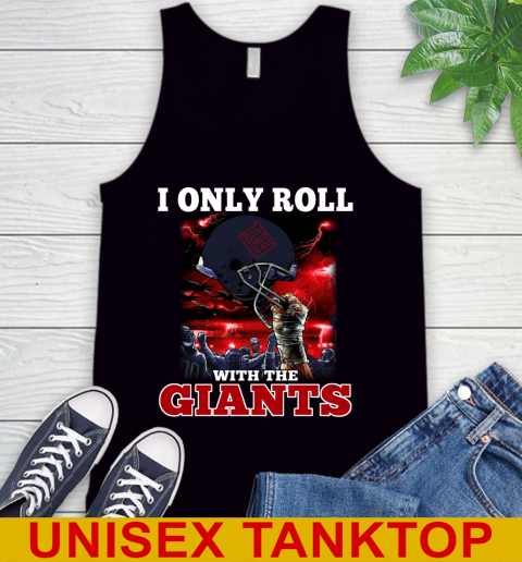 New York Giants NFL Football I Only Roll With My Team Sports Tank Top