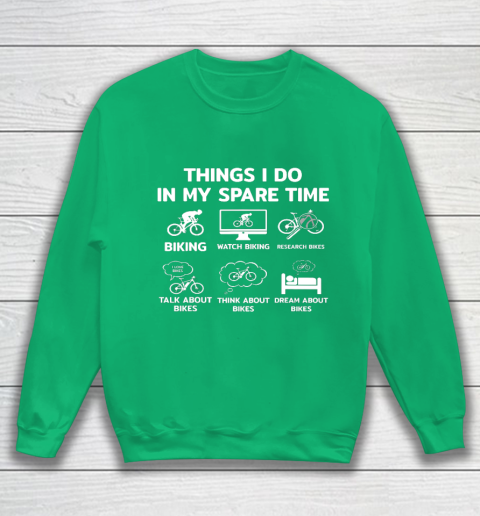 Things I Do In My Spare Time Mountain Bike Biking Funny Gift Sweatshirt 5