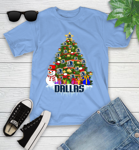 Dallas Mavericks Merry Christmas NBA Basketball Sports Youth T-Shirt 11