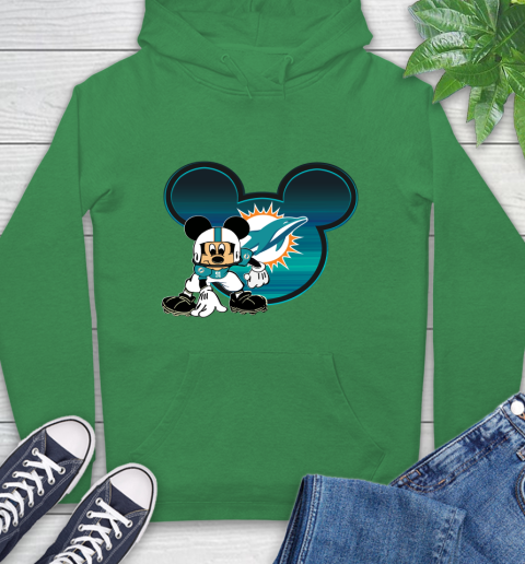 NFL Miami Dolphins Mickey Mouse Disney Football T Shirt Hoodie 8