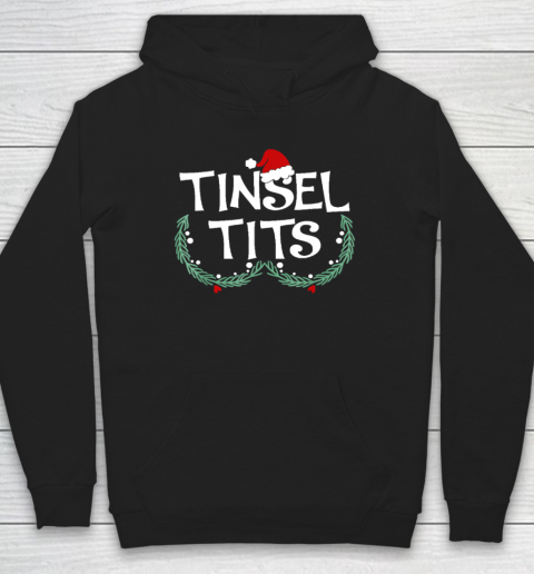 Jingle Balls Tinsel Tits Couples Christmas Matching Couple Hoodie