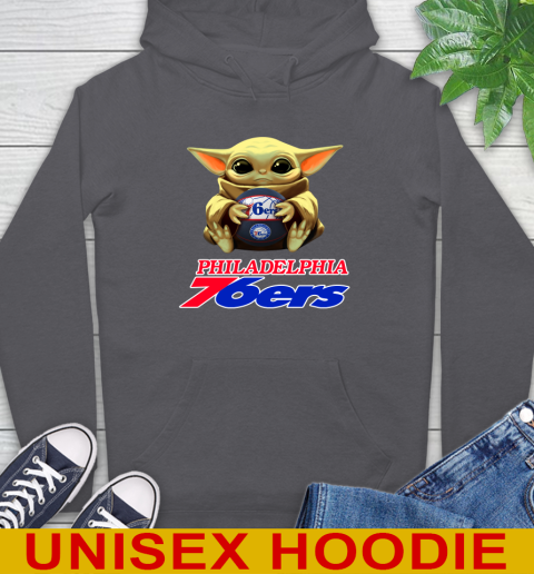 NBA Basketball Philadelphia 76ers Star Wars Baby Yoda Shirt 19