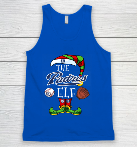 San Diego Padres Christmas ELF Funny MLB Tank Top 4