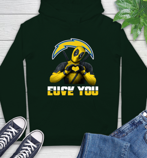 NHL San Diego Chargers Deadpool Love You Fuck You Football Sports Hoodie 12