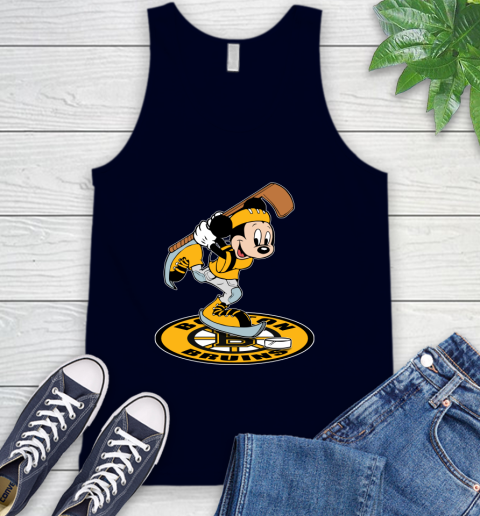 NHL Hockey Boston Bruins Cheerful Mickey Disney Shirt Tank Top 3