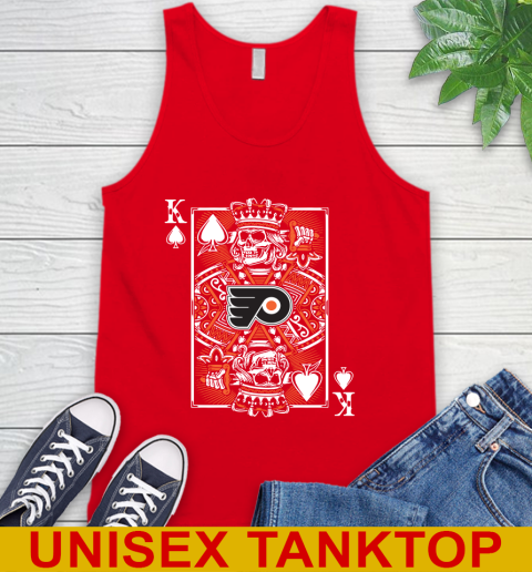 Philadelphia Flyers NHL Hockey The King Of Spades Death Cards Shirt Tank Top 5