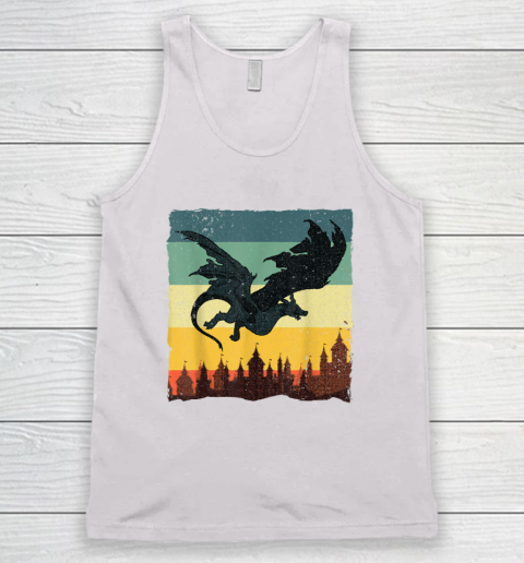 Cool Dragon Shirt Mythical Vintage Dragon Lover Tank Top